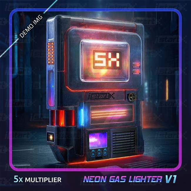 NFT Fuel Card 5X Neon Gas